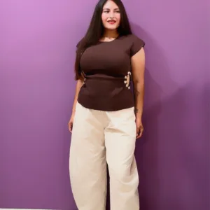 Pantalón efecto globo